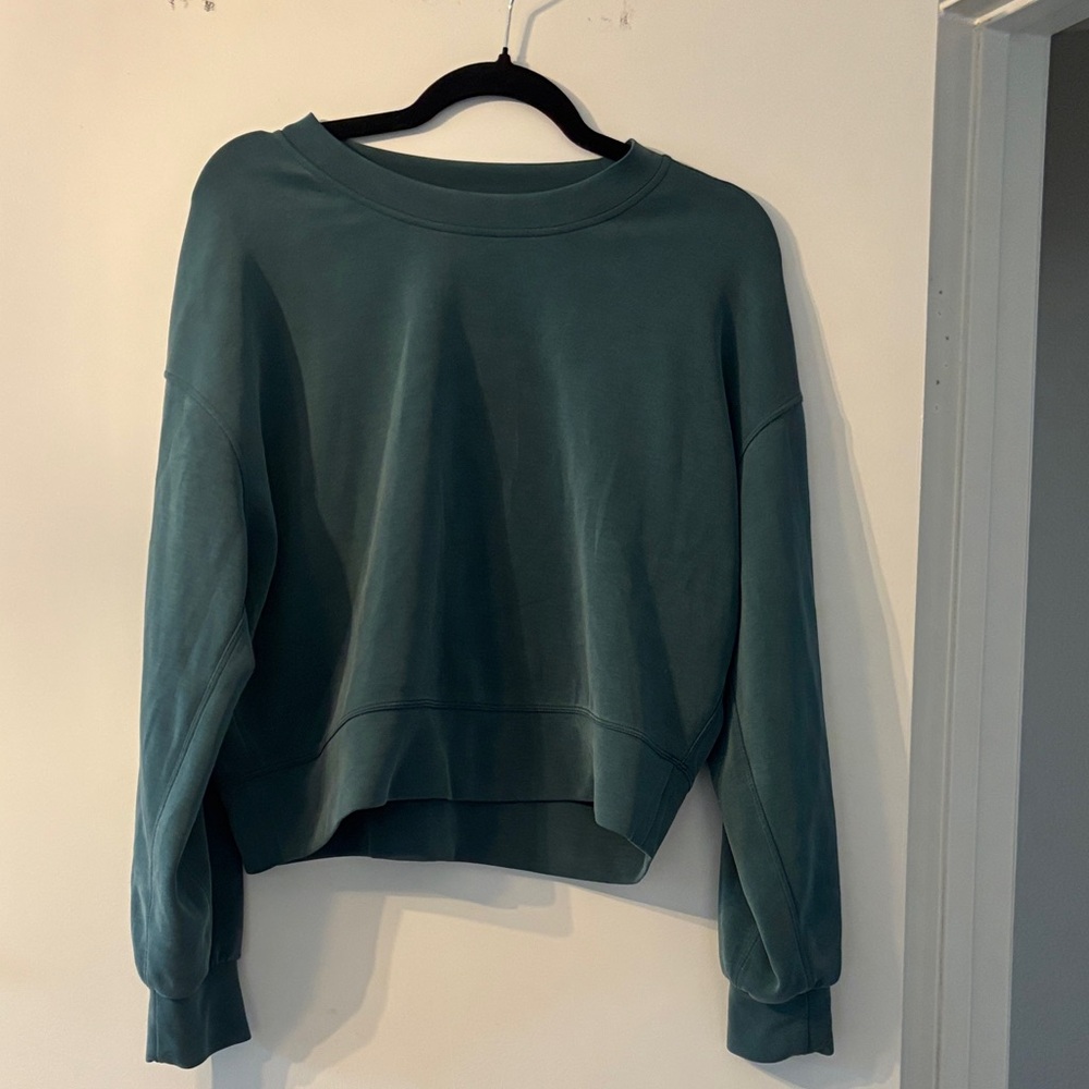 Lululemon Athletica Teal Crewneck Sweatshirt